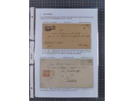 1868/71, 'Die Norddeutsche Post in Schlesien', Ausstellungssammlung mit rund 160 Belegen, dabei viele Besonderheiten, Ersttag