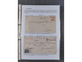 1868/71, 'Die Norddeutsche Post in Schlesien', Ausstellungssammlung mit rund 160 Belegen, dabei viele Besonderheiten, Ersttag