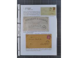 1868/71, 'Die Norddeutsche Post in Schlesien', Ausstellungssammlung mit rund 160 Belegen, dabei viele Besonderheiten, Ersttag