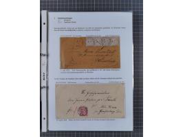 1868/71, 'Die Norddeutsche Post in Schlesien', Ausstellungssammlung mit rund 160 Belegen, dabei viele Besonderheiten, Ersttag