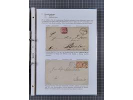 1868/71, 'Die Norddeutsche Post in Schlesien', Ausstellungssammlung mit rund 160 Belegen, dabei viele Besonderheiten, Ersttag