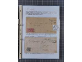 1868/71, 'Die Norddeutsche Post in Schlesien', Ausstellungssammlung mit rund 160 Belegen, dabei viele Besonderheiten, Ersttag