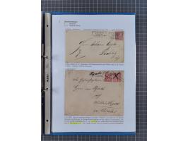 1868/71, 'Die Norddeutsche Post in Schlesien', Ausstellungssammlung mit rund 160 Belegen, dabei viele Besonderheiten, Ersttag