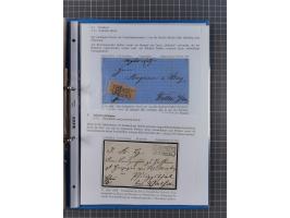 1868/71, 'Die Norddeutsche Post in Schlesien', Ausstellungssammlung mit rund 160 Belegen, dabei viele Besonderheiten, Ersttag