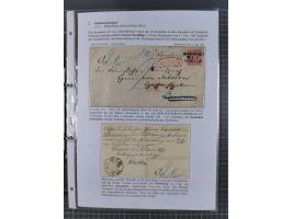 1868/71, 'Die Norddeutsche Post in Schlesien', Ausstellungssammlung mit rund 160 Belegen, dabei viele Besonderheiten, Ersttag