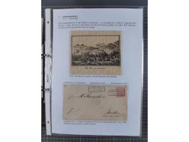 1868/71, 'Die Norddeutsche Post in Schlesien', Ausstellungssammlung mit rund 160 Belegen, dabei viele Besonderheiten, Ersttag