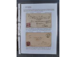 1868/71, 'Die Norddeutsche Post in Schlesien', Ausstellungssammlung mit rund 160 Belegen, dabei viele Besonderheiten, Ersttag