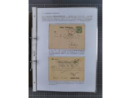 1868/71, 'Die Norddeutsche Post in Schlesien', Ausstellungssammlung mit rund 160 Belegen, dabei viele Besonderheiten, Ersttag