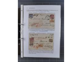 1868/71, 'Die Norddeutsche Post in Schlesien', Ausstellungssammlung mit rund 160 Belegen, dabei viele Besonderheiten, Ersttag