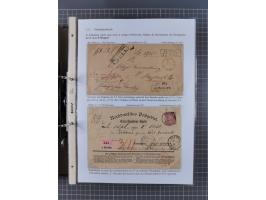1868/71, 'Die Norddeutsche Post in Schlesien', Ausstellungssammlung mit rund 160 Belegen, dabei viele Besonderheiten, Ersttag