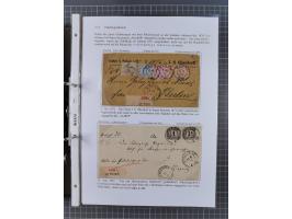 1868/71, 'Die Norddeutsche Post in Schlesien', Ausstellungssammlung mit rund 160 Belegen, dabei viele Besonderheiten, Ersttag