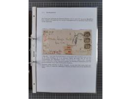 1868/71, 'Die Norddeutsche Post in Schlesien', Ausstellungssammlung mit rund 160 Belegen, dabei viele Besonderheiten, Ersttag