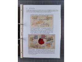 1868/71, 'Die Norddeutsche Post in Schlesien', Ausstellungssammlung mit rund 160 Belegen, dabei viele Besonderheiten, Ersttag