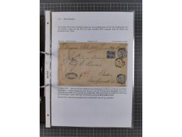 1868/71, 'Die Norddeutsche Post in Schlesien', Ausstellungssammlung mit rund 160 Belegen, dabei viele Besonderheiten, Ersttag