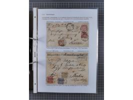 1868/71, 'Die Norddeutsche Post in Schlesien', Ausstellungssammlung mit rund 160 Belegen, dabei viele Besonderheiten, Ersttag