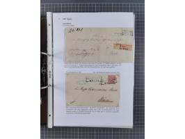 1868/71, 'Die Norddeutsche Post in Schlesien', Ausstellungssammlung mit rund 160 Belegen, dabei viele Besonderheiten, Ersttag