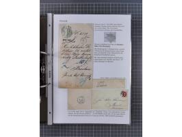 1868/71, 'Die Norddeutsche Post in Schlesien', Ausstellungssammlung mit rund 160 Belegen, dabei viele Besonderheiten, Ersttag