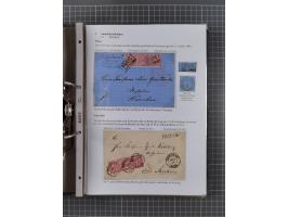 1868/71, 'Die Norddeutsche Post in Schlesien', Ausstellungssammlung mit rund 160 Belegen, dabei viele Besonderheiten, Ersttag