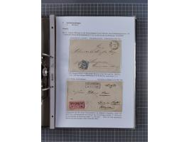 1868/71, 'Die Norddeutsche Post in Schlesien', Ausstellungssammlung mit rund 160 Belegen, dabei viele Besonderheiten, Ersttag