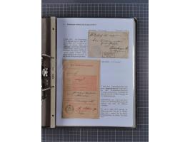 1868/71, 'Die Norddeutsche Post in Schlesien', Ausstellungssammlung mit rund 160 Belegen, dabei viele Besonderheiten, Ersttag
