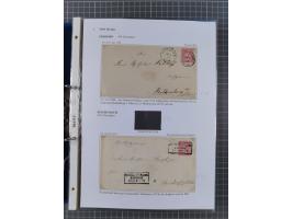 1868/71, 'Die Norddeutsche Post in Schlesien', Ausstellungssammlung mit rund 160 Belegen, dabei viele Besonderheiten, Ersttag