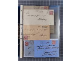 1868/71, 'Die Norddeutsche Post in Schlesien', Ausstellungssammlung mit rund 160 Belegen, dabei viele Besonderheiten, Ersttag