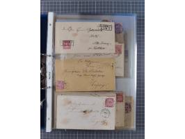 1868/71, 'Die Norddeutsche Post in Schlesien', Ausstellungssammlung mit rund 160 Belegen, dabei viele Besonderheiten, Ersttag