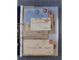 1868/71, 'Die Norddeutsche Post in Schlesien', Ausstellungssammlung mit rund 160 Belegen, dabei viele Besonderheiten, Ersttag