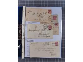 1868/71, 'Die Norddeutsche Post in Schlesien', Ausstellungssammlung mit rund 160 Belegen, dabei viele Besonderheiten, Ersttag