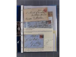 1868/71, 'Die Norddeutsche Post in Schlesien', Ausstellungssammlung mit rund 160 Belegen, dabei viele Besonderheiten, Ersttag