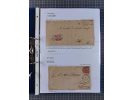 1868/71, 'Die Norddeutsche Post in Schlesien', Ausstellungssammlung mit rund 160 Belegen, dabei viele Besonderheiten, Ersttag