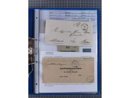 1868/71, 'Die Norddeutsche Post in Schlesien', Ausstellungssammlung mit rund 160 Belegen, dabei viele Besonderheiten, Ersttag