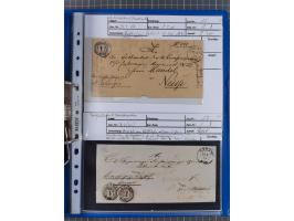 1868/71, 'Die Norddeutsche Post in Schlesien', Ausstellungssammlung mit rund 160 Belegen, dabei viele Besonderheiten, Ersttag