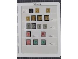 1899/1901, Collection unused&nbsp;, wmk. Crown over NSW, with ½ d. blue-green including block of four, 1 d. rosine including 