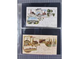 GLEIWITZ, rund 175 Karten, dabei 'Gruß aus', Lithos, Straßenansichten, etc.