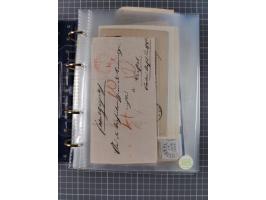 1830/86 (ca.), über 45 meist markenlose Briefe mit Steigbügelstempeln mit Schwerpunkt Württemberg, dabei u.a. HAIGERLOCH in r