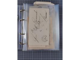 1830/86 (ca.), über 45 meist markenlose Briefe mit Steigbügelstempeln mit Schwerpunkt Württemberg, dabei u.a. HAIGERLOCH in r