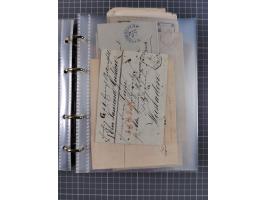 1830/86 (ca.), über 45 meist markenlose Briefe mit Steigbügelstempeln mit Schwerpunkt Württemberg, dabei u.a. HAIGERLOCH in r