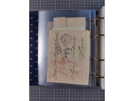 1830/86 (ca.), über 45 meist markenlose Briefe mit Steigbügelstempeln mit Schwerpunkt Württemberg, dabei u.a. HAIGERLOCH in r