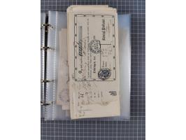 1830/86 (ca.), über 45 meist markenlose Briefe mit Steigbügelstempeln mit Schwerpunkt Württemberg, dabei u.a. HAIGERLOCH in r