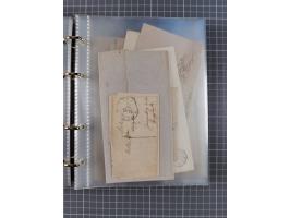 1830/86 (ca.), über 45 meist markenlose Briefe mit Steigbügelstempeln mit Schwerpunkt Württemberg, dabei u.a. HAIGERLOCH in r