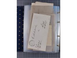 1830/86 (ca.), über 45 meist markenlose Briefe mit Steigbügelstempeln mit Schwerpunkt Württemberg, dabei u.a. HAIGERLOCH in r