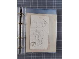 1830/86 (ca.), über 45 meist markenlose Briefe mit Steigbügelstempeln mit Schwerpunkt Württemberg, dabei u.a. HAIGERLOCH in r