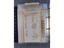 1830/86 (ca.), über 45 meist markenlose Briefe mit Steigbügelstempeln mit Schwerpunkt Württemberg, dabei u.a. HAIGERLOCH in r