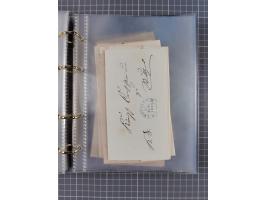 1830/86 (ca.), über 45 meist markenlose Briefe mit Steigbügelstempeln mit Schwerpunkt Württemberg, dabei u.a. HAIGERLOCH in r