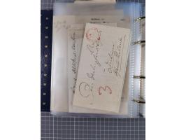 1830/86 (ca.), über 45 meist markenlose Briefe mit Steigbügelstempeln mit Schwerpunkt Württemberg, dabei u.a. HAIGERLOCH in r