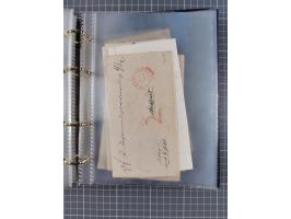 1830/86 (ca.), über 45 meist markenlose Briefe mit Steigbügelstempeln mit Schwerpunkt Württemberg, dabei u.a. HAIGERLOCH in r