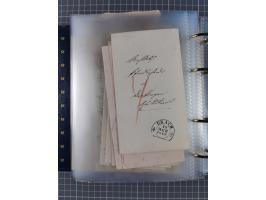 1830/86 (ca.), über 45 meist markenlose Briefe mit Steigbügelstempeln mit Schwerpunkt Württemberg, dabei u.a. HAIGERLOCH in r