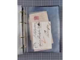 1830/86 (ca.), über 45 meist markenlose Briefe mit Steigbügelstempeln mit Schwerpunkt Württemberg, dabei u.a. HAIGERLOCH in r