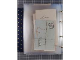 1830/86 (ca.), über 45 meist markenlose Briefe mit Steigbügelstempeln mit Schwerpunkt Württemberg, dabei u.a. HAIGERLOCH in r